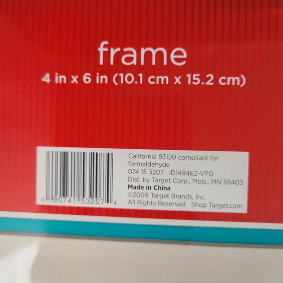 Target Brand 4x6 picture frame holiday celebrate. VG CONDITION. - Picture 14 of 16